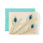 Paula Skene Peacock Trio Note Cards, Set of 6