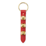 Red Sleigh Bell Leather Door Hanger