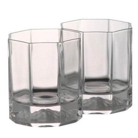 Versace Medusa Lumiere Whiskey Double Old-Fashioned Glasses, Set of 2