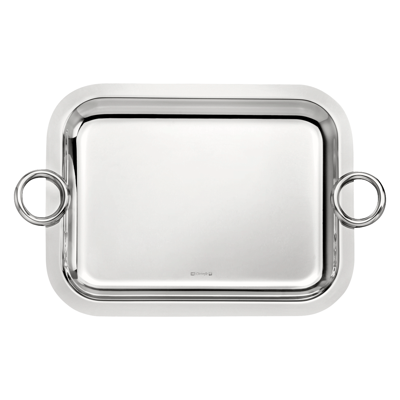 Christofle Vertigo Handled Rectangular Tray