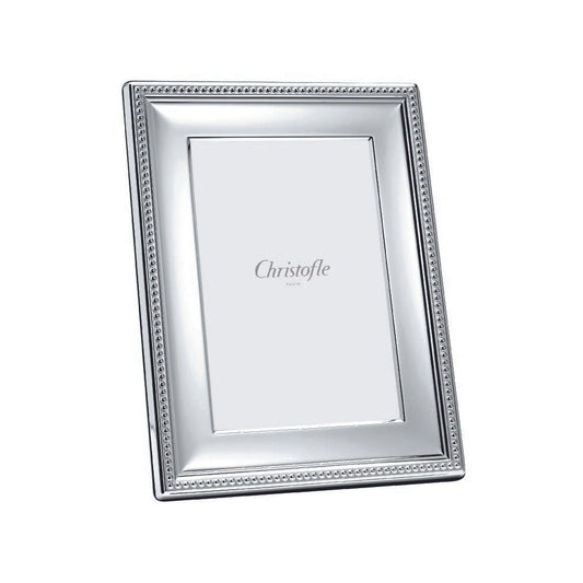 Christofle Perles Silverplated 4x6 Frame