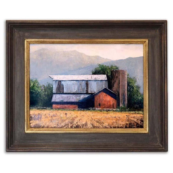 Simon Winegar Layton Farmstead Oil on Artist Board