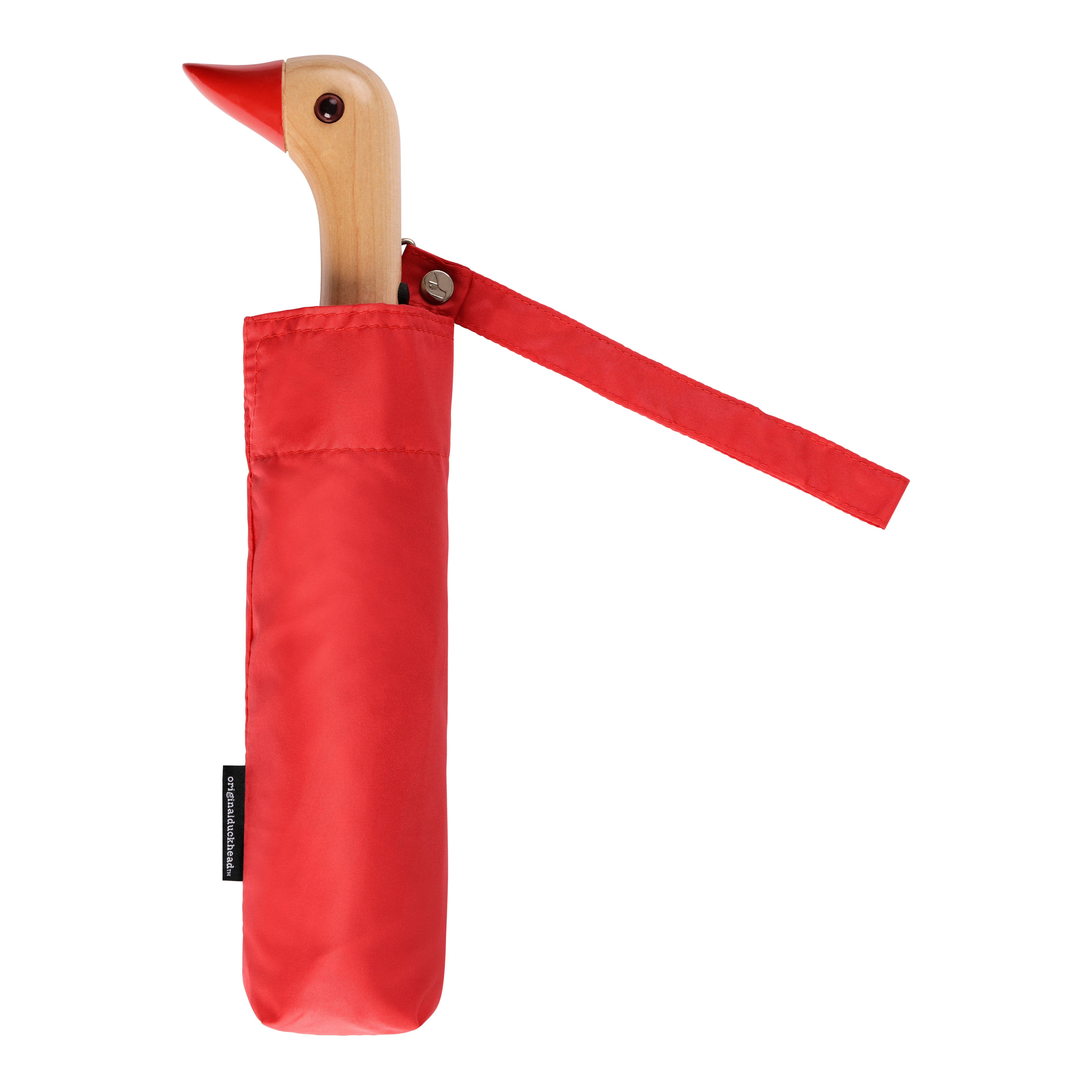 Original Duckhead Red Compact Umbrella