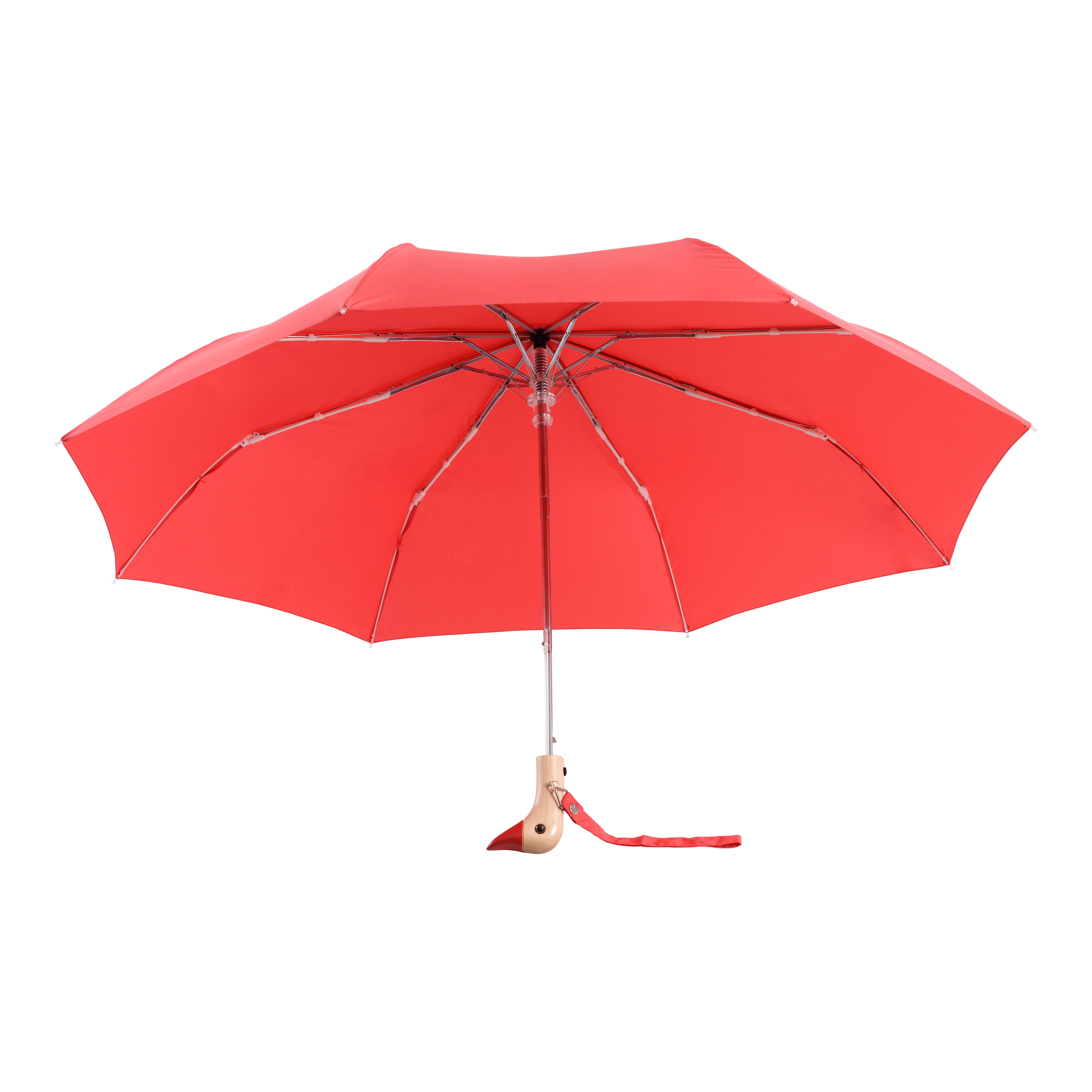 Red Color Shell Umbrella Red Compact Umbrella – Gump's