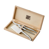 Gump's x Dubost Laguiole Stainless Cheese Knives, Set of 3