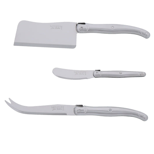 Laguiole Stainless Cheese Knives, Set of 3