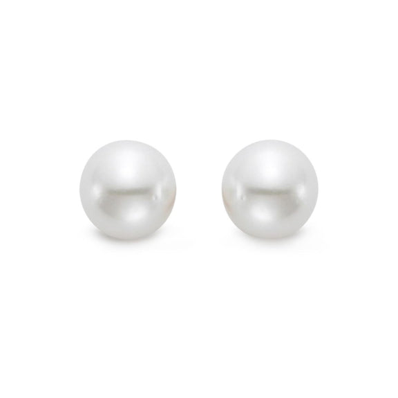 Gump's Signature 5.5mm White Akoya Pearl Earrings