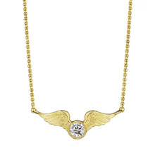 Anthony Lent Small Victory Necklace with Diamond