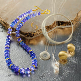 Silver Small Crescent Moonface Bangle