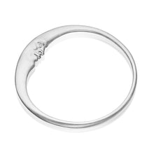 Anthony Lent Silver Crescent Moon Bangle