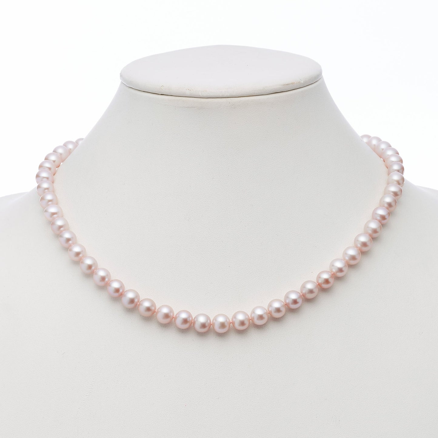 7mm Pink Pearl Necklace