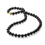Gump's Signature 10mm Black Jade Long Necklace
