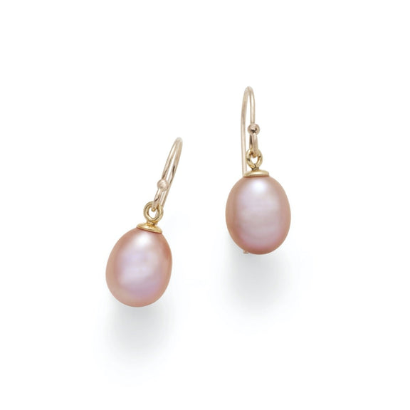 Gump's Signature Petite Pink Pearl Drop Earrings