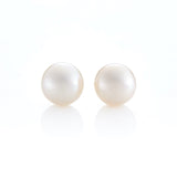 Gump's Signature 9mm Button Freshwater Pearl Earrings