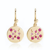 Gump's Signature Pink Sapphire Cherry Blossom Earrings