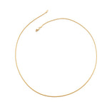 1.2mm Gold Wheat Chain