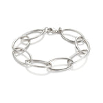 Gump's Signature Silver Oval Link Bracelet