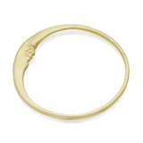 Anthony Lent Gold Crescent Moon Bangle