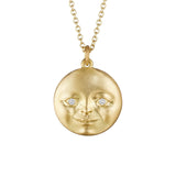 Moonface Pendant Necklace