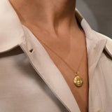 Moonface Pendant Necklace