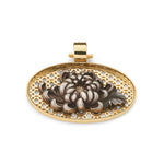 Gump's x Gudrun Langner Obi-Dome Chrysanthemum Pendant