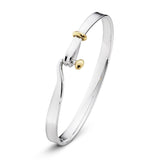 Georg Jensen Silver & Gold Torun Bracelet