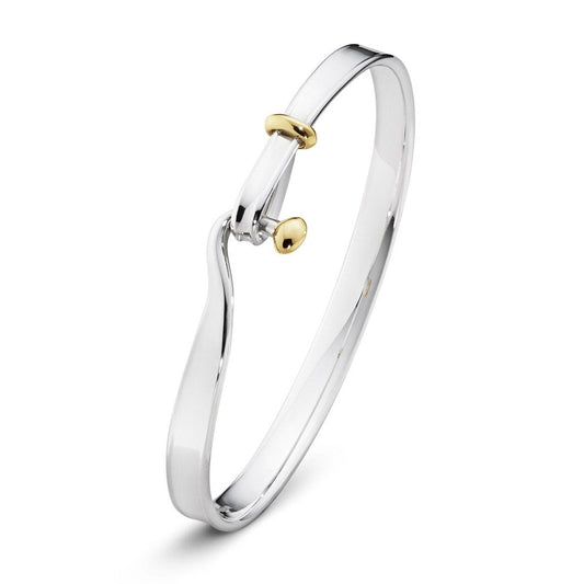 Georg Jensen Silver & Gold Torun Bracelet