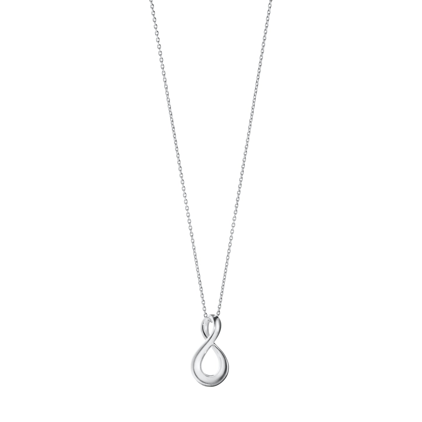 Georg Jensen Silver Infinity Pendant Necklace
