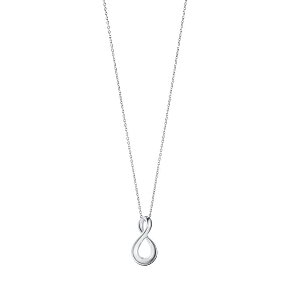 Georg Jensen Silver Infinity Pendant Necklace