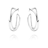 Infinity Hoop Earrings, Large
