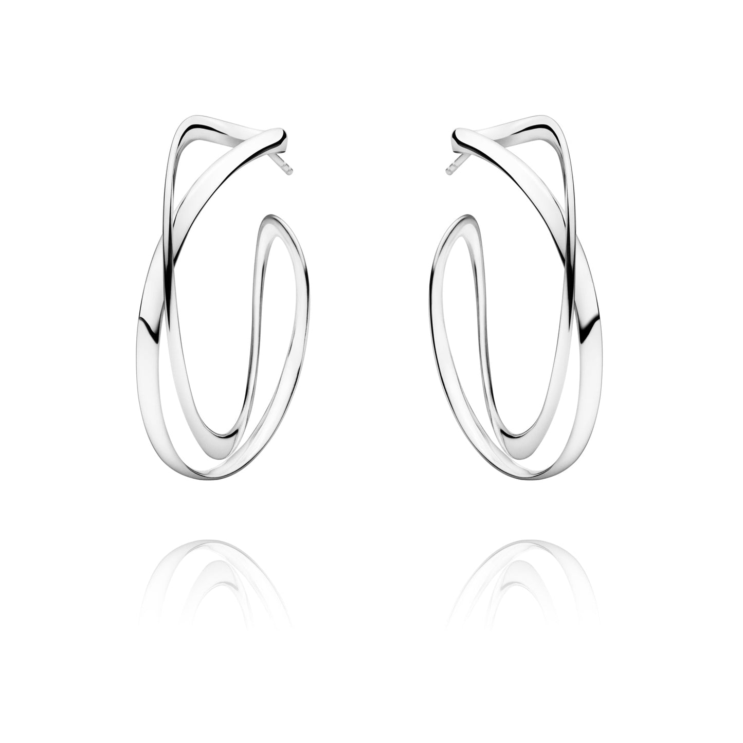 Georg Jensen Infinity Hoop Earrings, Large