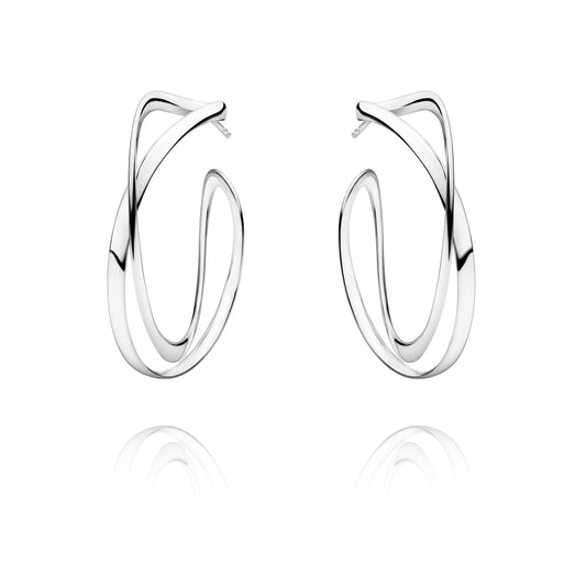 Georg Jensen Infinity Hoop Earrings, Large