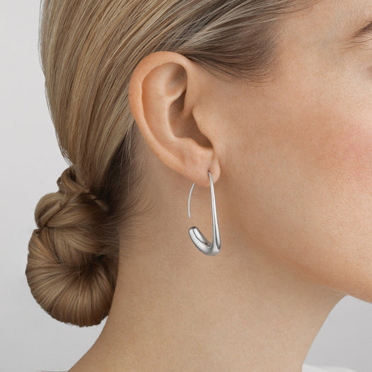 Silver Offspring Hoop Earrings