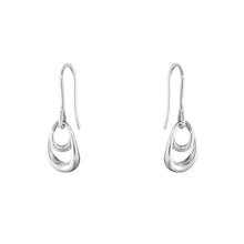 Georg Jensen Silver Offspring Drop Earrings