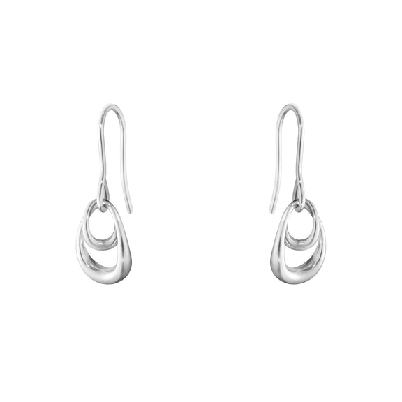 Georg Jensen Silver Offspring Drop Earrings