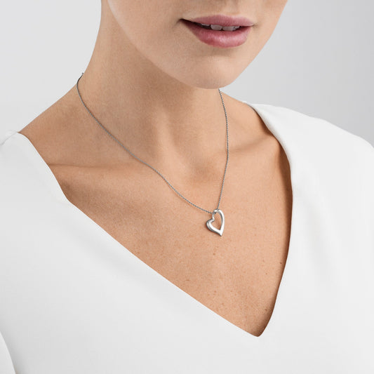 Silver Hearts of Georg Jensen Pendant Necklace