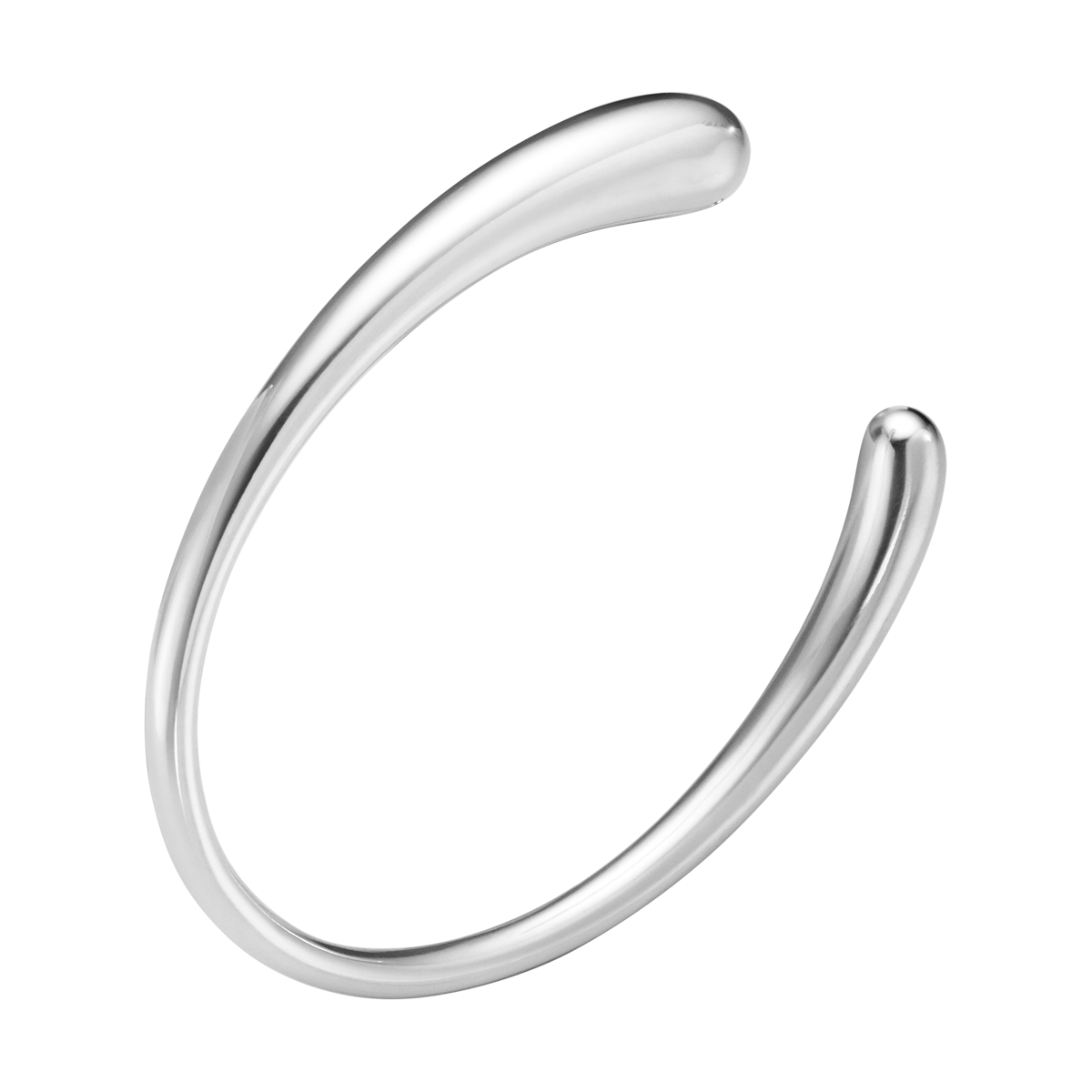 Georg Jensen Silver Mercy Bangle - LARGE