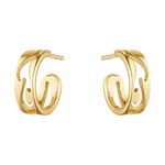 Georg Jensen Gold Fusion Hoop Earrings