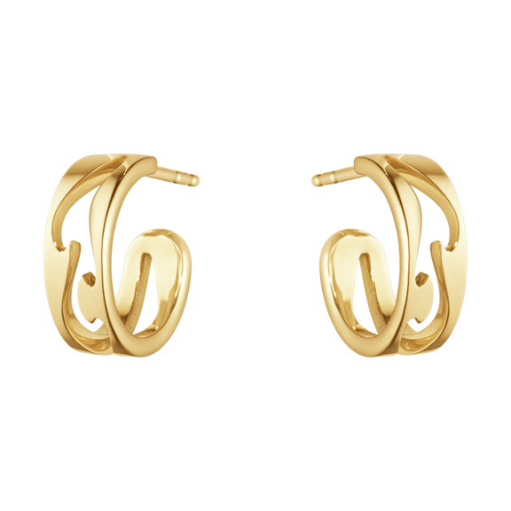 Georg Jensen Gold Fusion Hoop Earrings