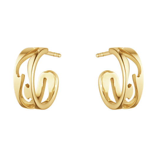 Georg Jensen Gold Fusion Hoop Earrings