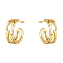 Georg Jensen Gold Fusion Hoop Earrings