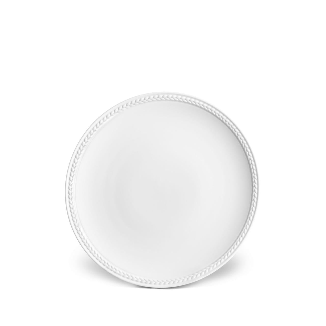 L'Objet Soie Tressee White Bread & Butter Plate