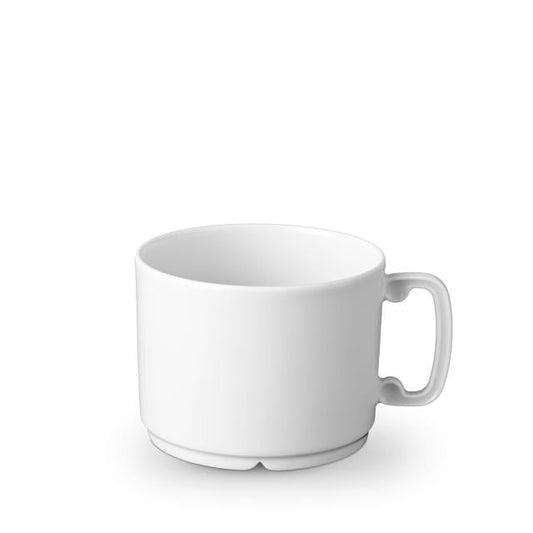 L'Objet Soie Tressee White Teacup