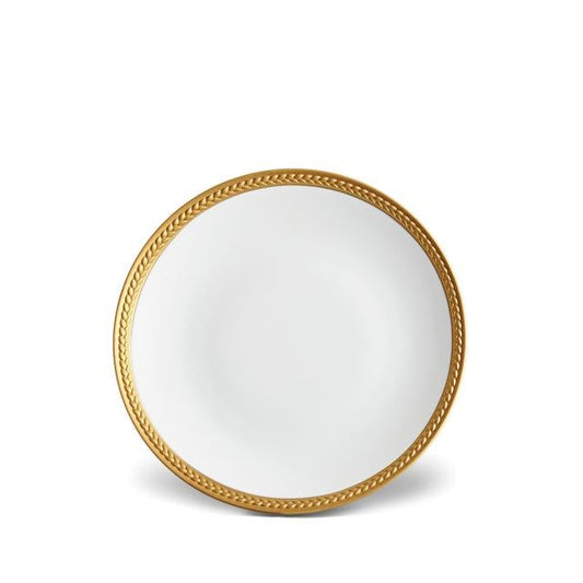 L'Objet Soie Tressee Gold Bread & Butter Plate