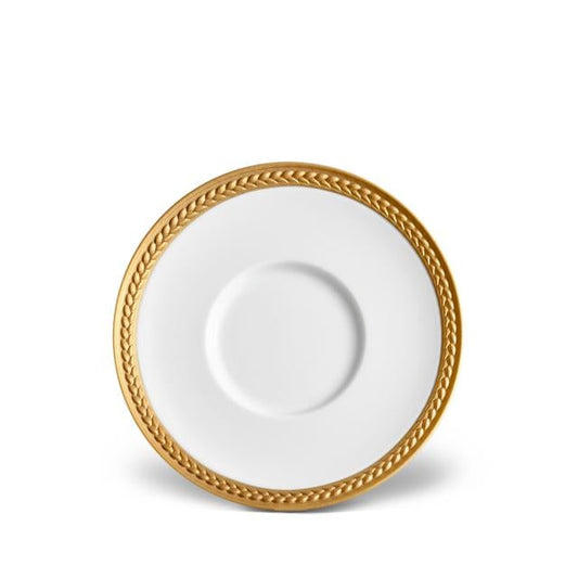 L'Objet Soie Tressee Gold Saucer