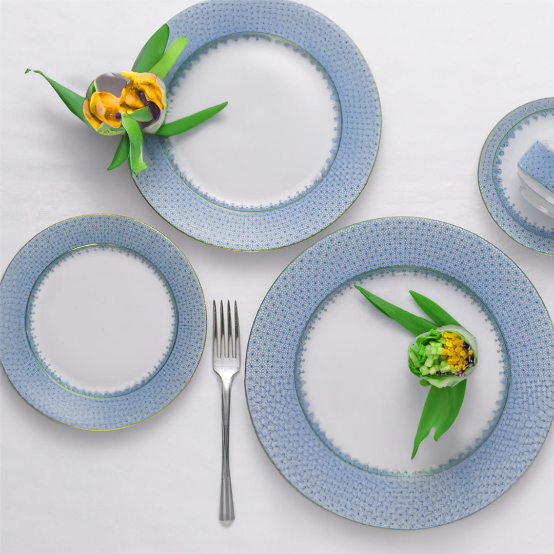 Cornflower Lace 5-Piece Place Setting