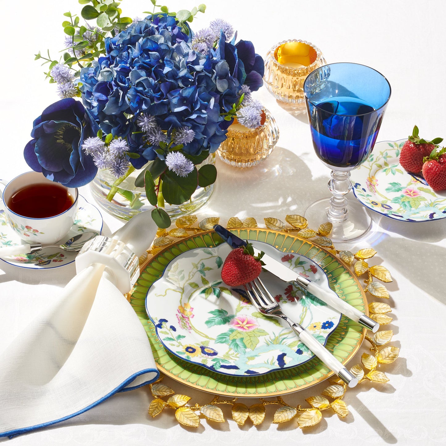 Paradis Bleu Dessert Plate