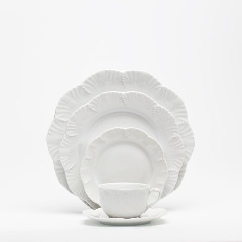 Ocean White Dessert Plate