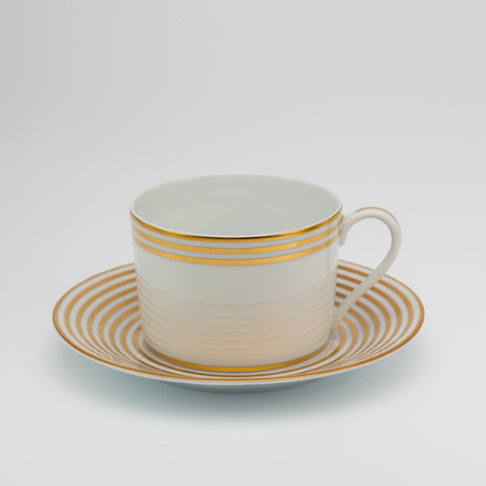 Royal Limoges Latitudes Gold Tea Saucer