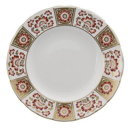 Royal Crown Derby Panel Red Dinner Plate